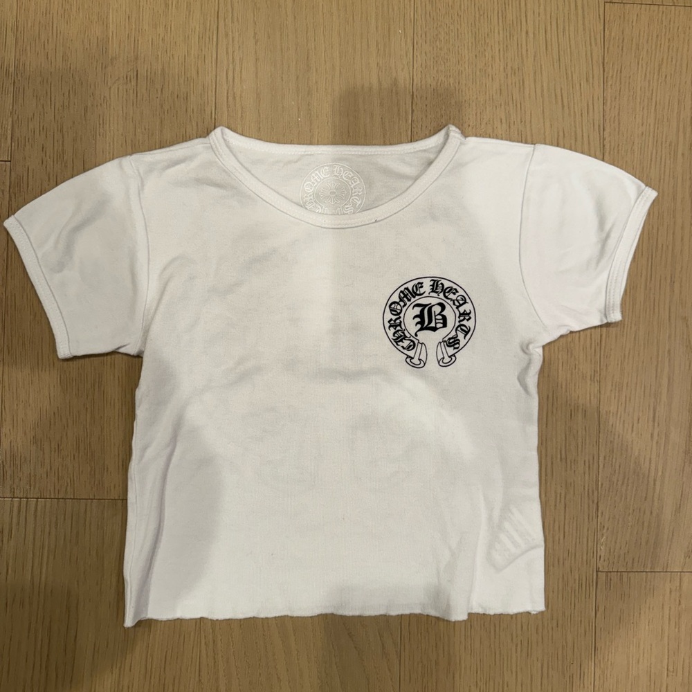 Chrome hearts Bella hadid baby tee